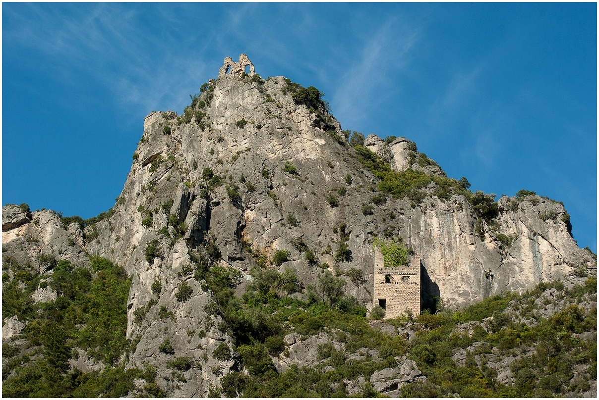 Vue à Saint-Guilhem-le-Désert